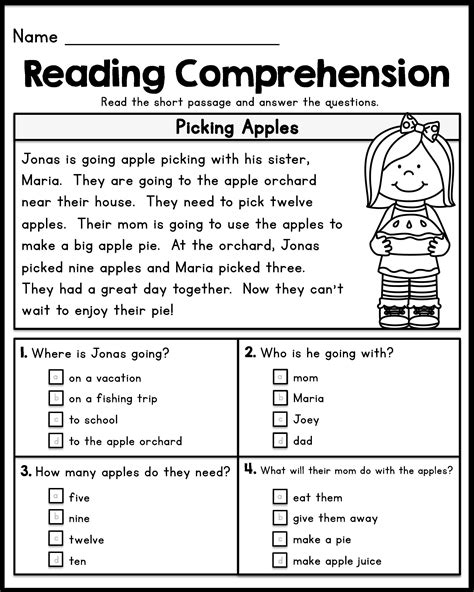Reading Comprehension .